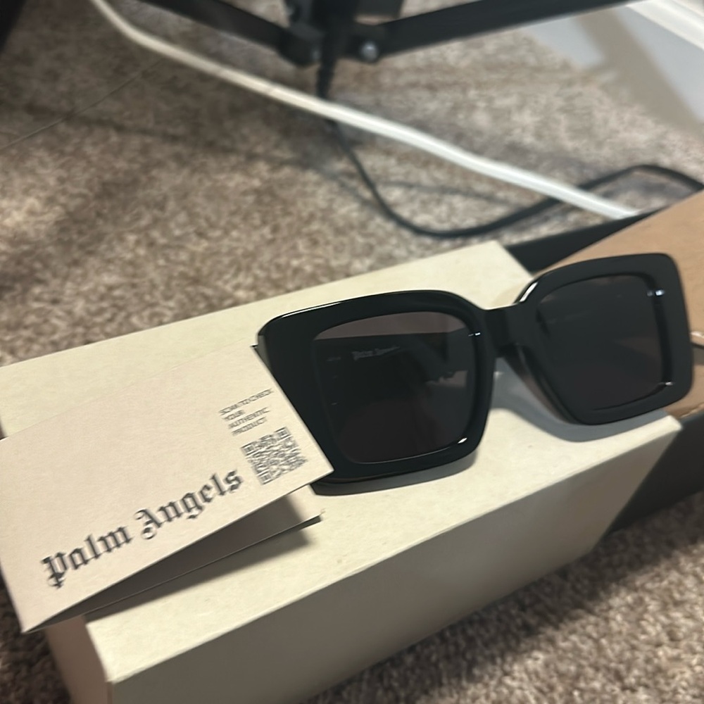 Black on black Authentic Palm Angels Brand New Sunglasses